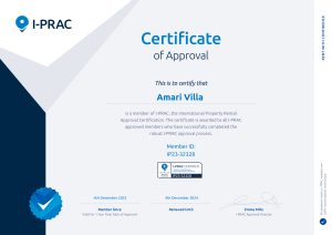 i prac certificate amari villa book with confidence and trust page